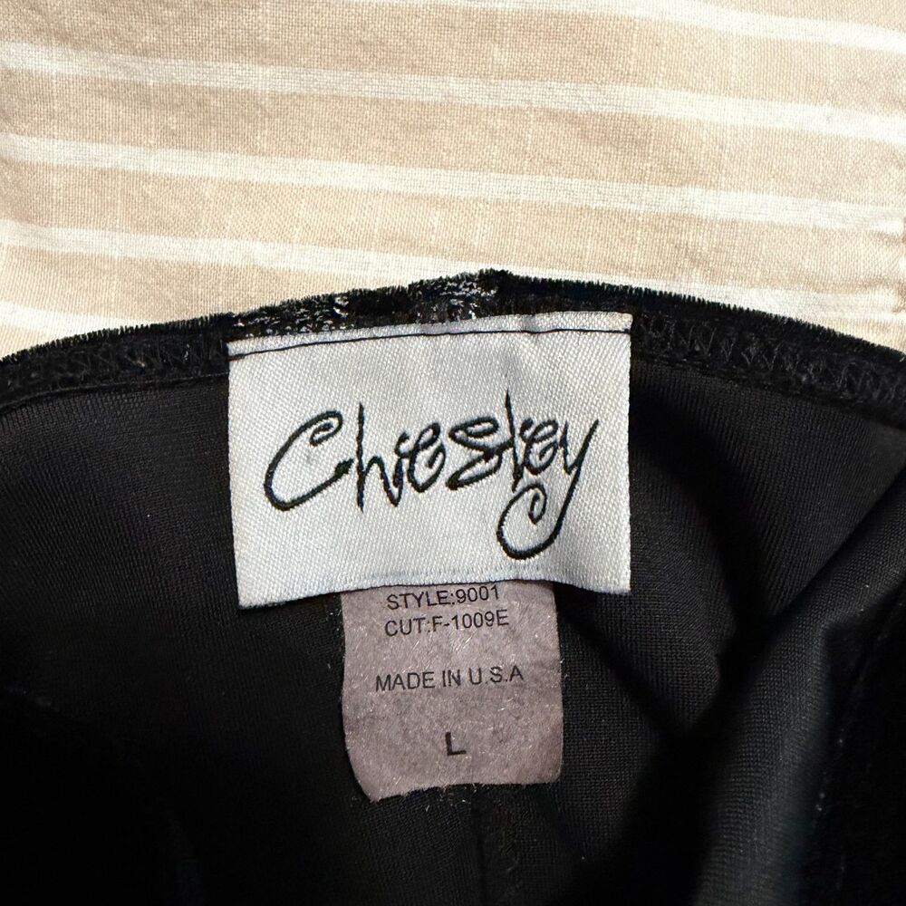 Vintage 90s Chesley Black Velvet Butterfly Maxi Slip Dress Size L - Picture 4 of 5